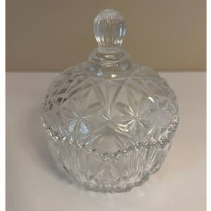 Blue Harbor Glass Candy‎ Jar 5 1/2" Tall x 4" Wide